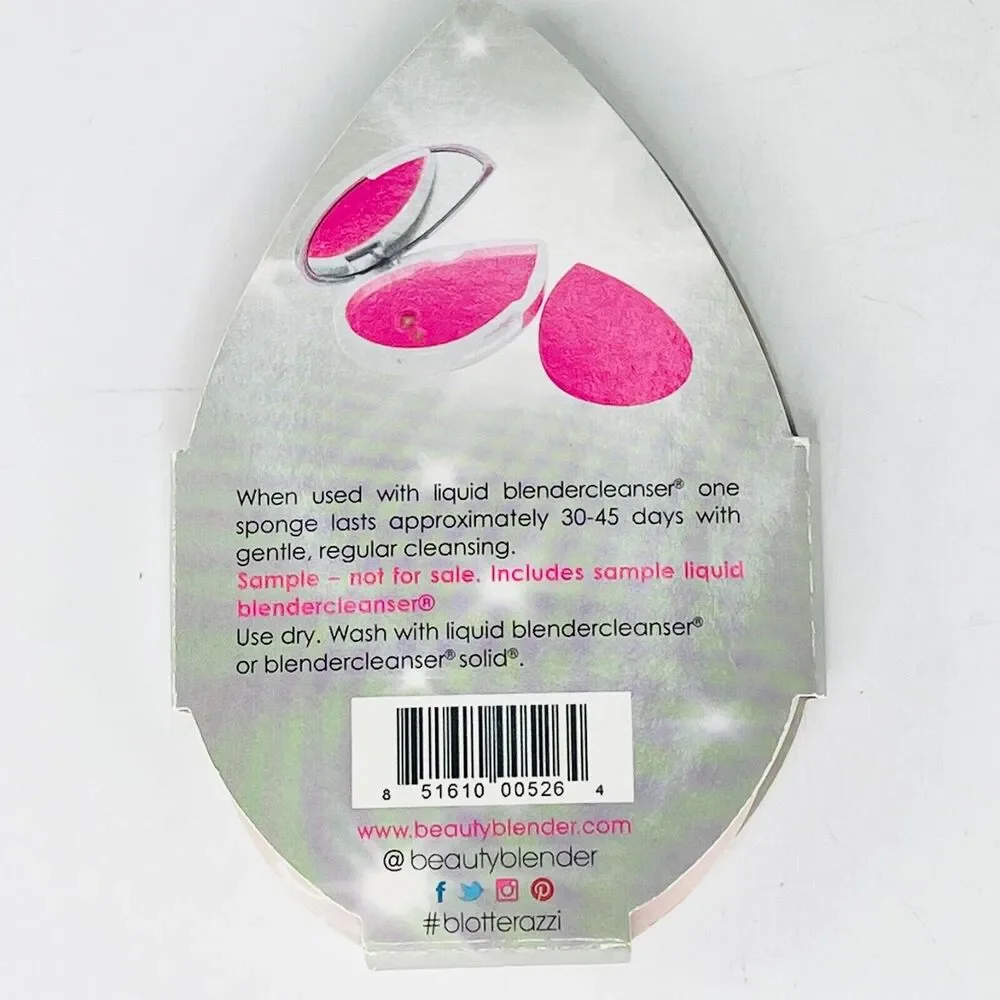 Beautyblender Blotterazzi ReusableMake Up Oil Blotting Sponge Sealed New